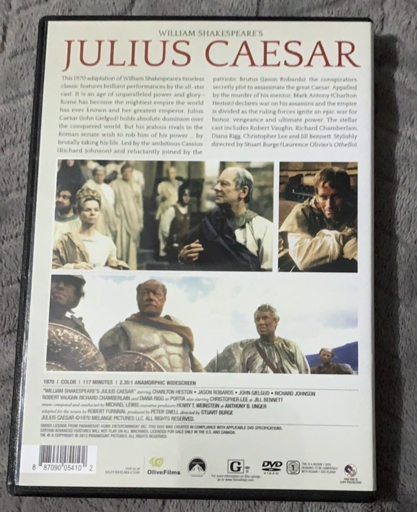 William　Shakespeare's　Julius　Crazy　Caesar　DVD　Pre-owned　–　Country　Store